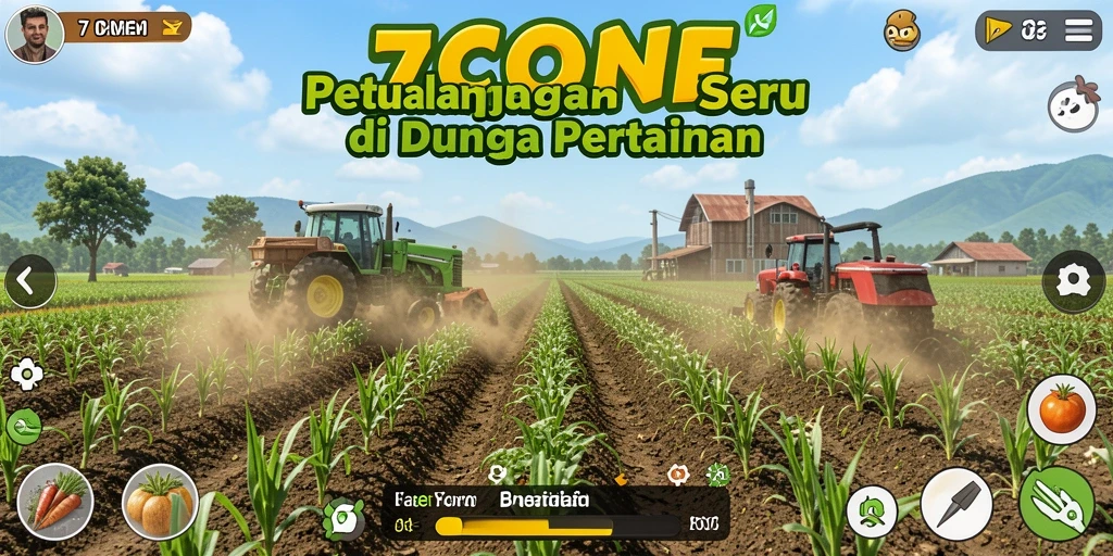 Tampilan antarmuka 7CONE yang menarik dan fungsional.