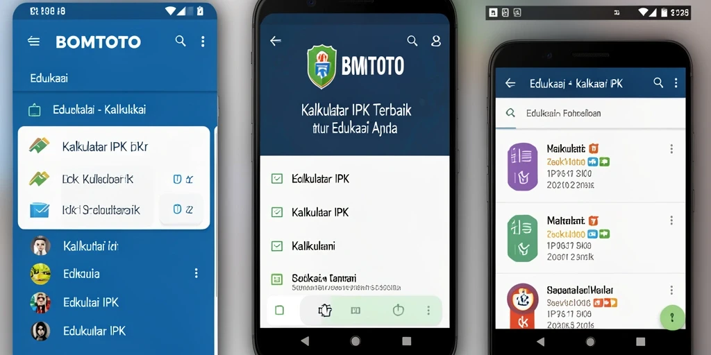 Antarmuka BOMTOTO yang simpel dan mudah digunakan.