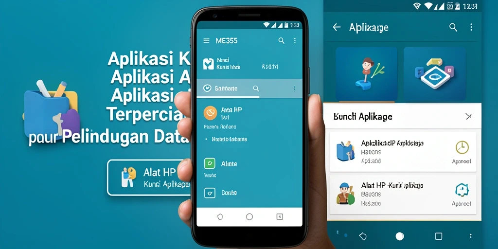 Antarmuka ME355 yang ramah pengguna dan fungsionalitas kunci aplikasi.