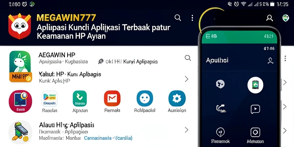 Antarmuka MEGAWIN777 yang sederhana dan aman untuk Kunci Aplikasi.