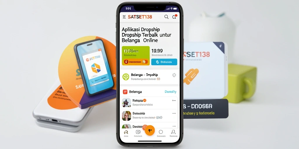 Tampilan antarmuka SATSET138 yang sederhana dan efektif untuk dropshipping.