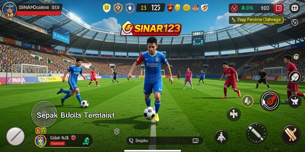 Antarmuka SINAR123 menampilkan keseruan permainan Sepak Bola yang menantang.