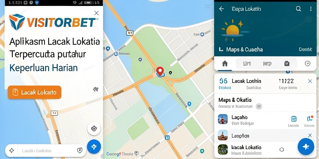 Tampilan antarmuka VISITORBET yang sederhana dan informatif.